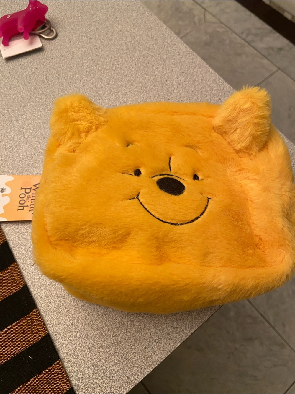 Plush Pouch - Yellow Soft Kids Toy